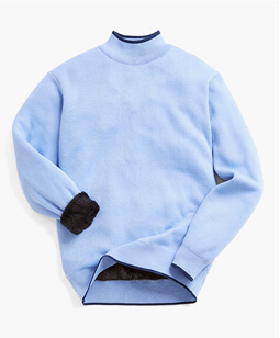 Fleece Lined Turtle Neck Jumper - LD568